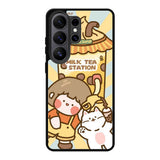 Cute Roro Jump Milk Tea Station Samsung Galaxy S26 Ultra Case OV11212