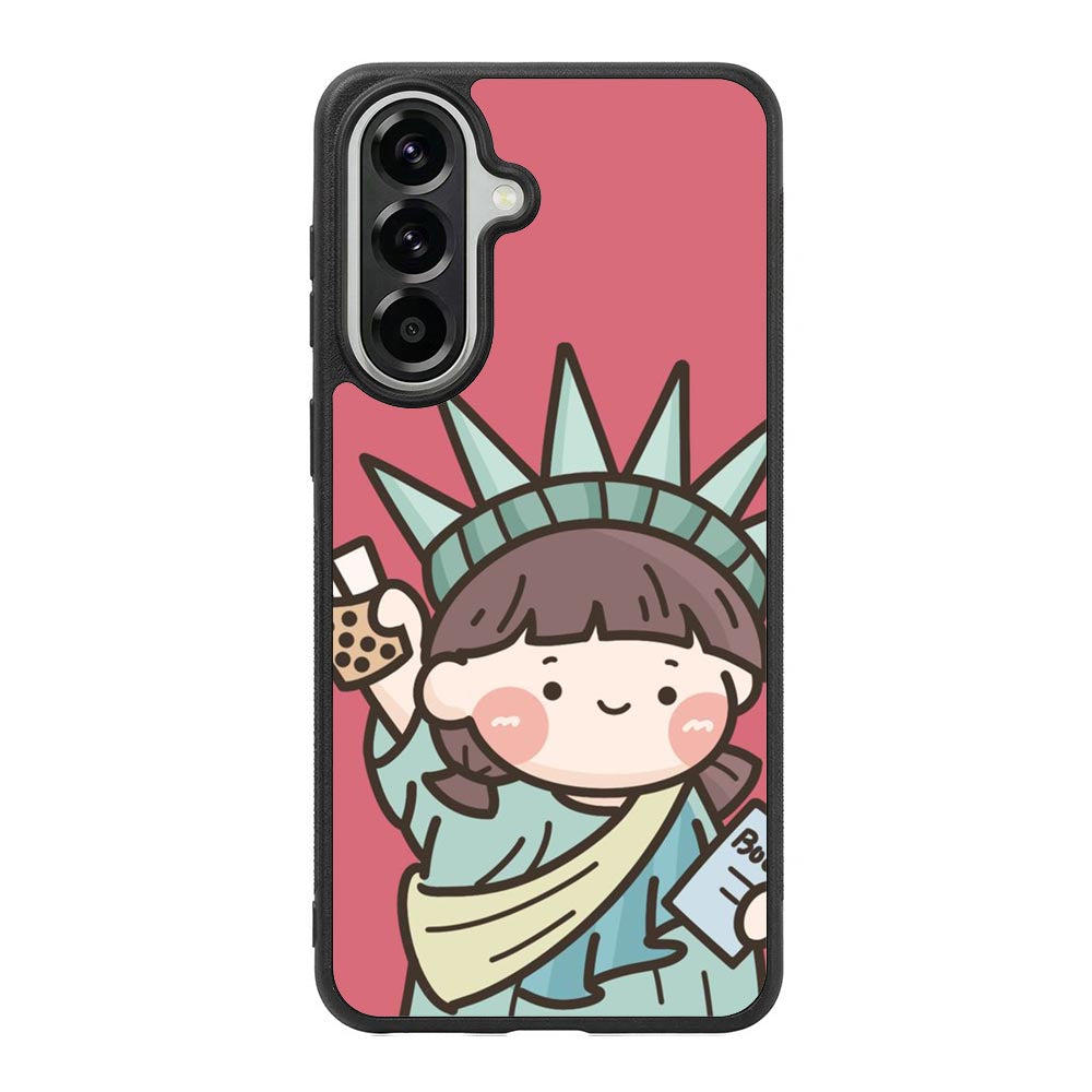 Cute Roro Jump and Liberty Samsung Galaxy A57 Case OV11209