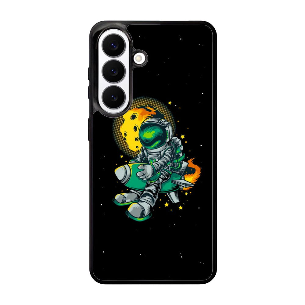 Astraunaut Black Samsung Galaxy S26 Case QC10638