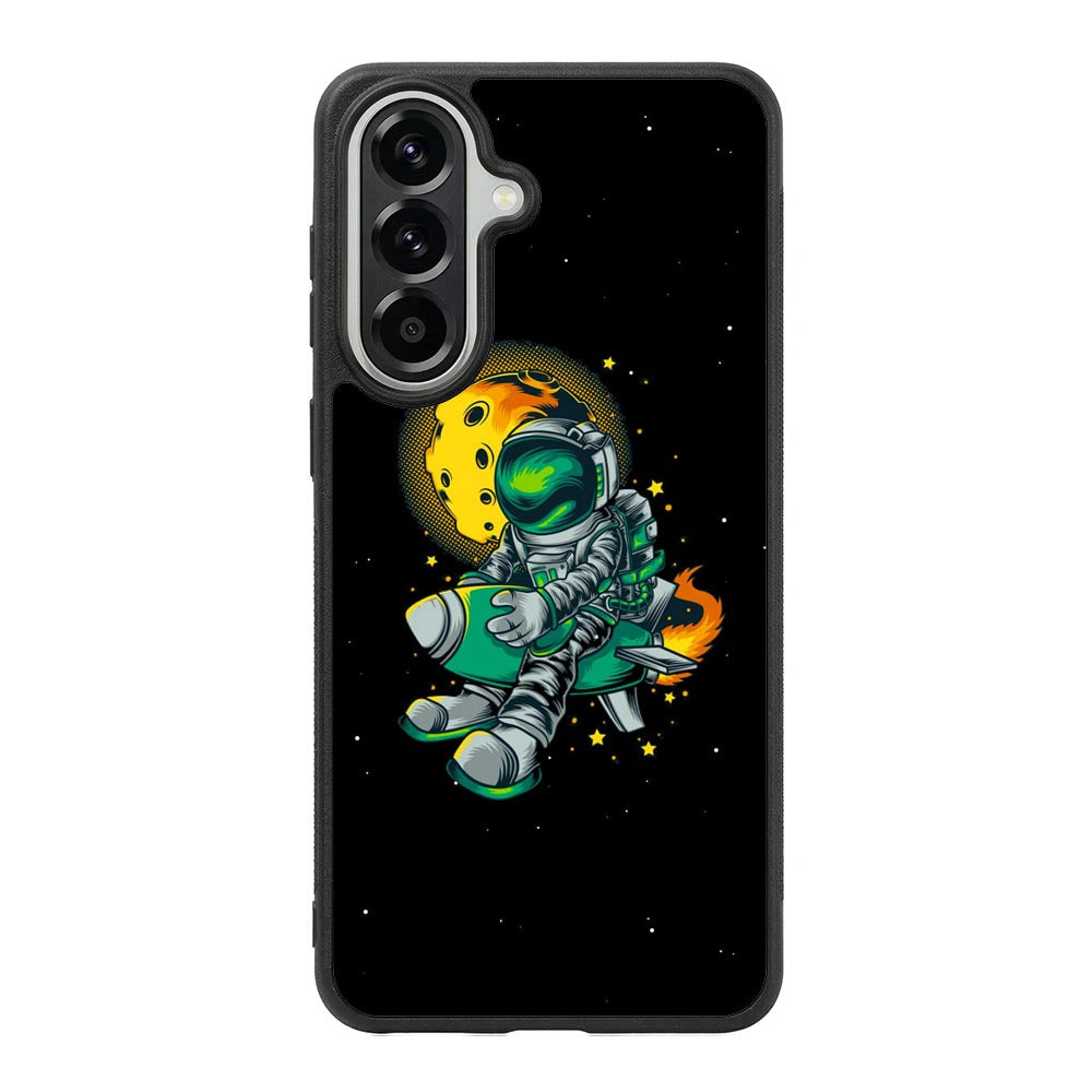 Astraunaut Black Samsung Galaxy A57 Case QC10638