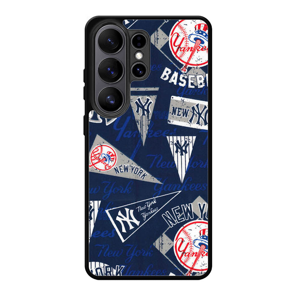 New York Yankees Vintage Samsung Galaxy S26 Ultra Case QC10514