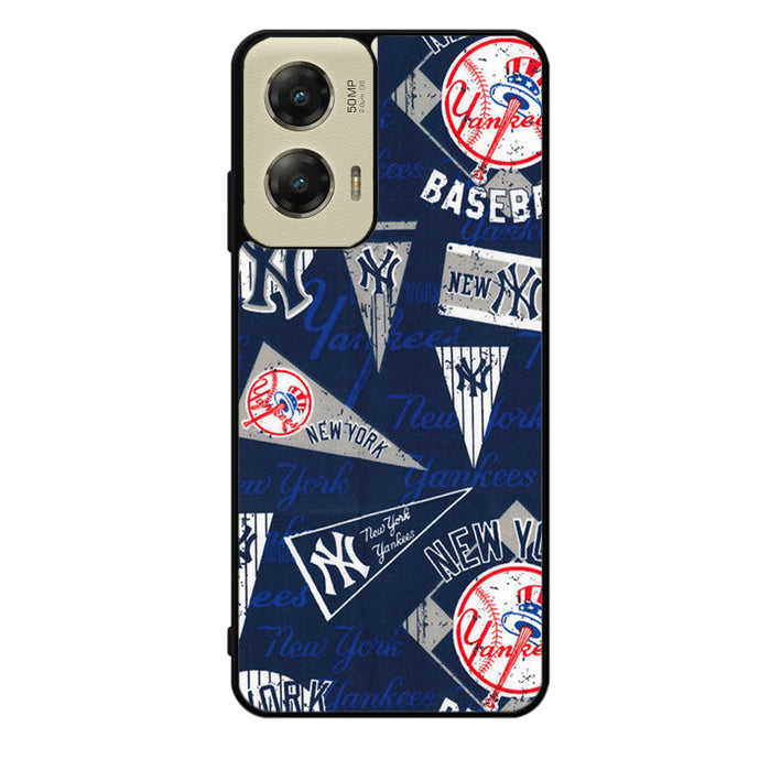 New York Yankees Vintage Motorola Moto G Stylus 5G 2024 Case OV10514