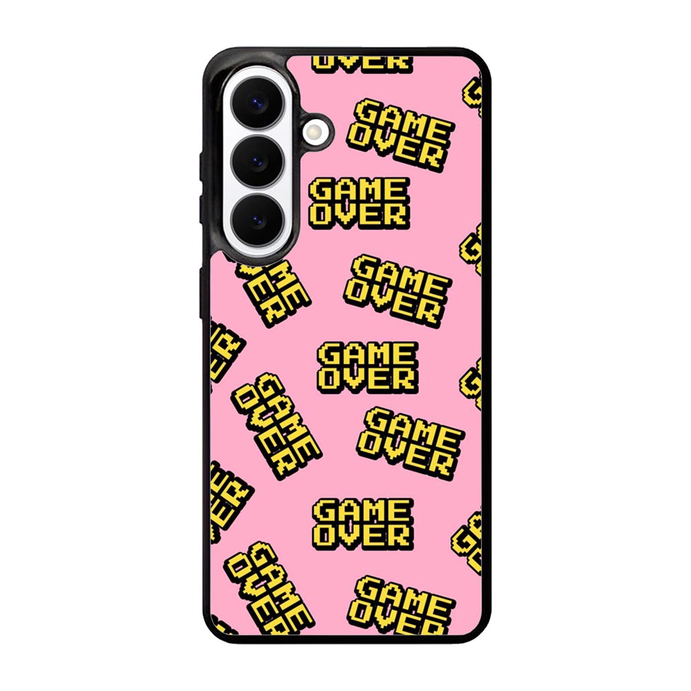 Game Over Pattern Samsung Galaxy S26 Case OV10576