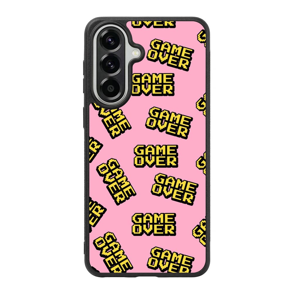 Game Over Pattern Samsung Galaxy A37 Case QC10576