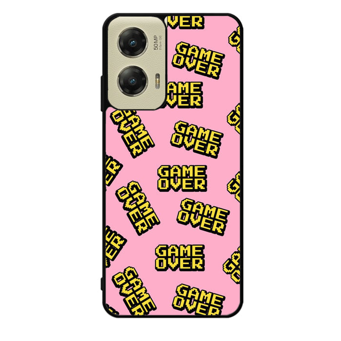 Game Over Pattern Motorola Moto G Stylus 5G 2024 Case OV10576
