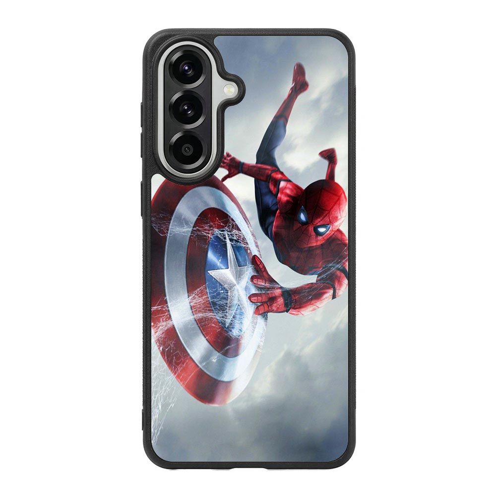 Spiderman Captain America Shield Samsung Galaxy A37 Case QC2511