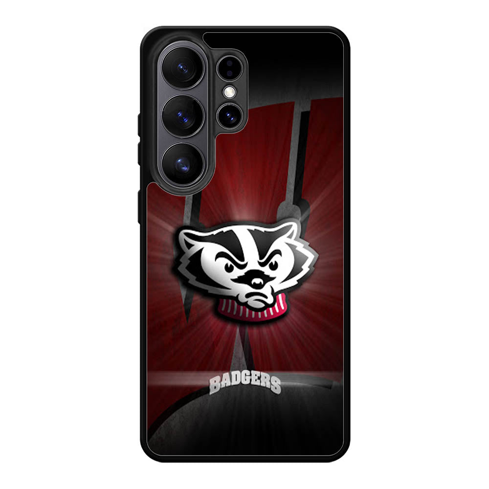 wisconsin badger logo Samsung Galaxy S26 Ultra Case OV1985