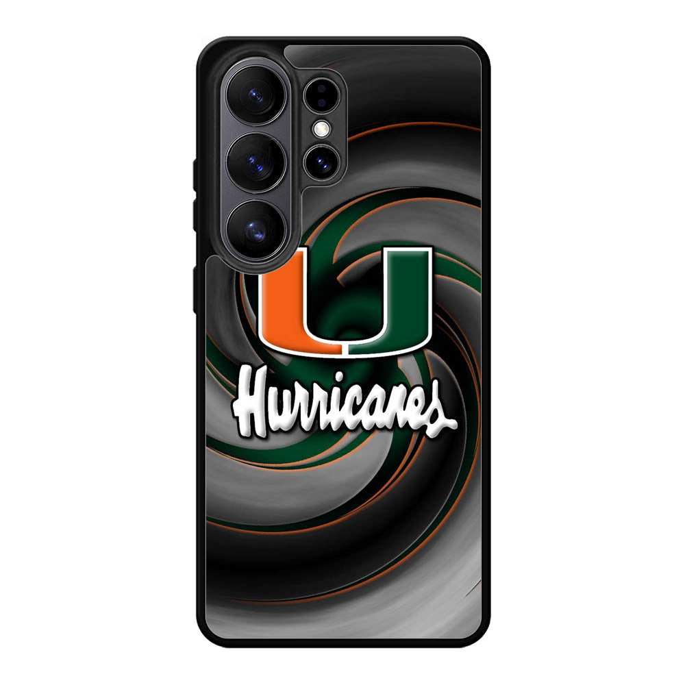 miami hurricanes Samsung Galaxy S26 Ultra Case