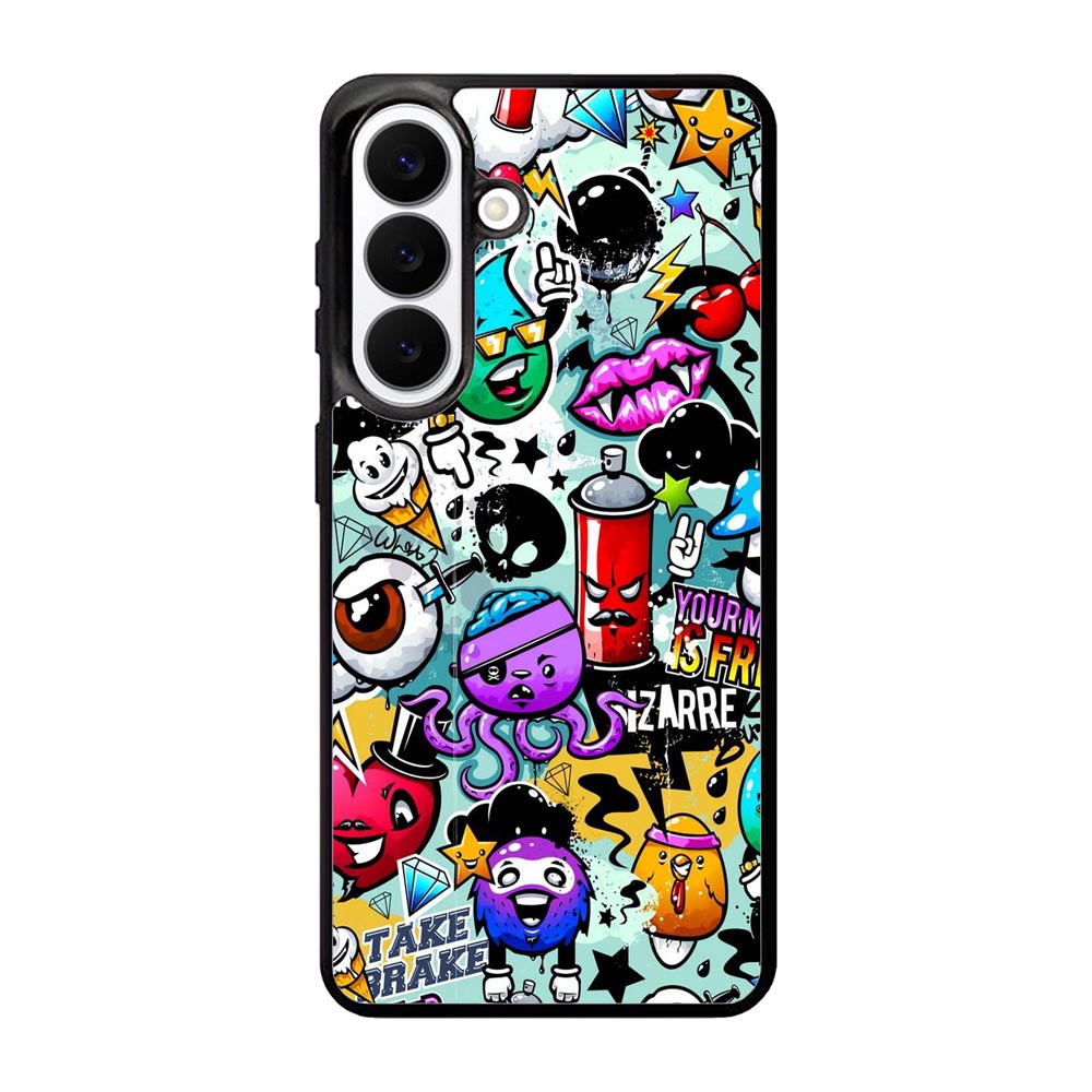 Cartoon Graffiti Samsung Galaxy S26 Plus Case