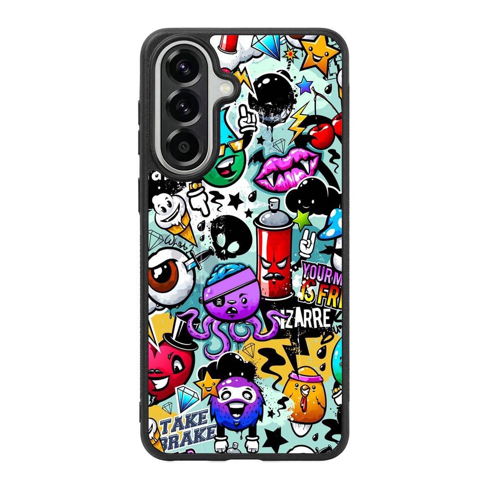 Cartoon Graffiti Samsung Galaxy A57 Case