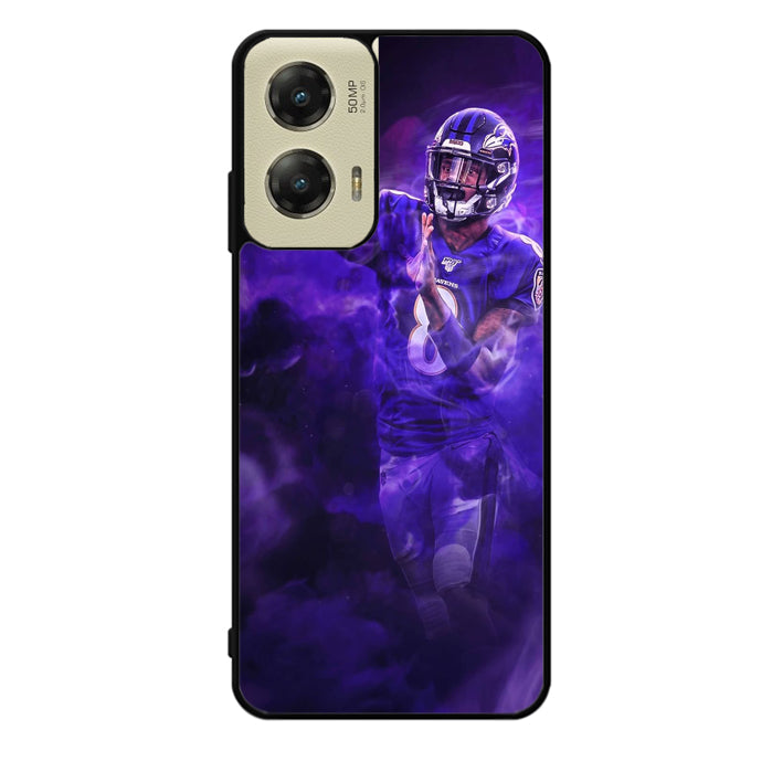 Lamar Jackson Smoke Motorola Moto G Stylus 5G 2024 Case