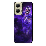 Lamar Jackson Smoke Motorola Moto G Stylus 5G 2024 Case