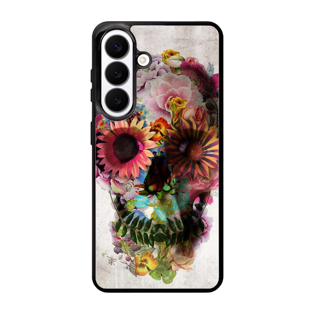 Floral Skeleton Samsung Galaxy S26 Case QC4869