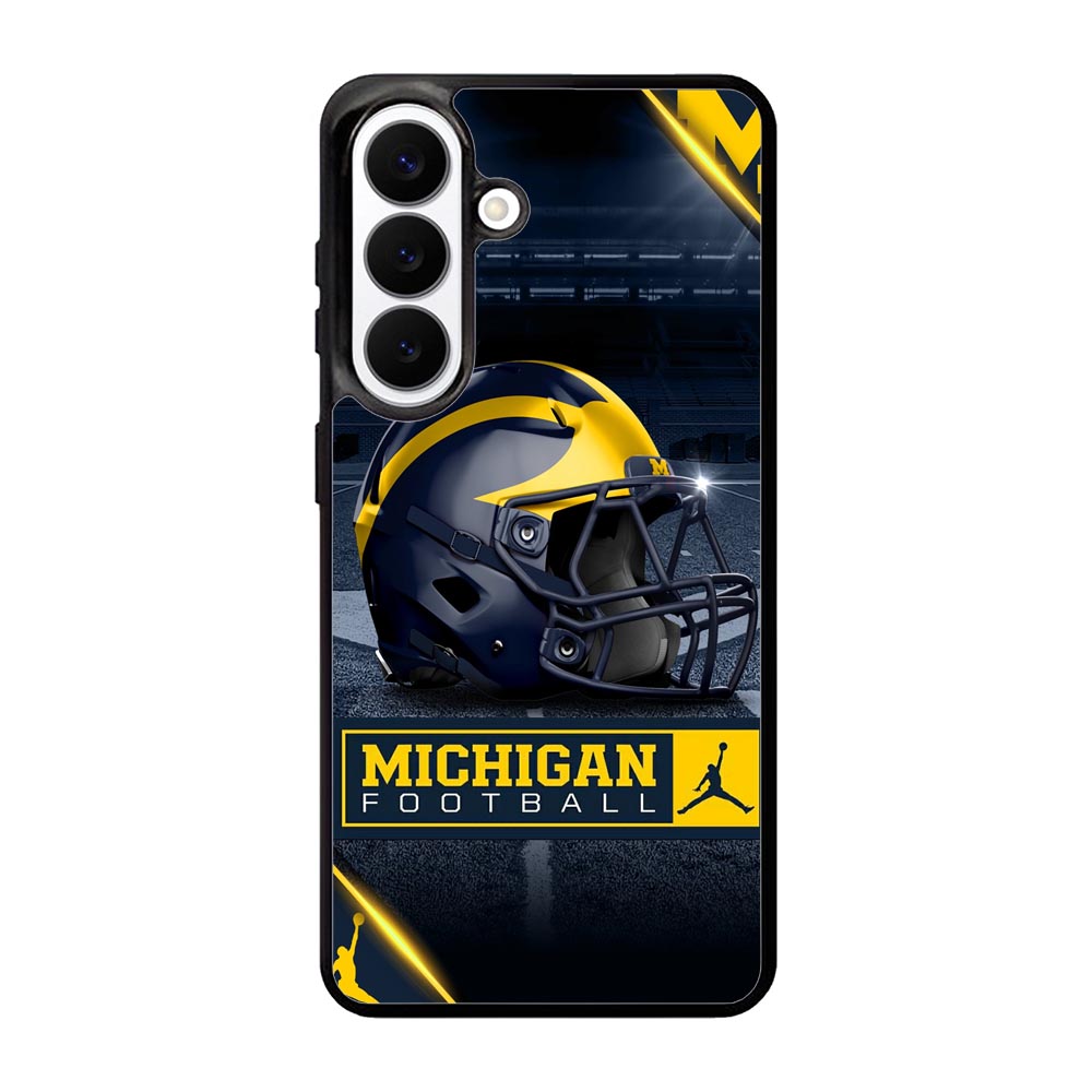 michigan wolverines helmet Samsung Galaxy S26 Case