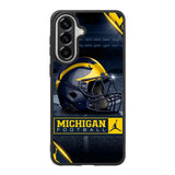 michigan wolverines helmet Samsung Galaxy A57 Case