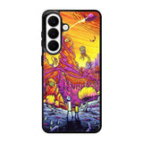 Rick And Morty World Full Colour Samsung Galaxy S26 Case OV1044