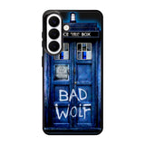 Doctor Who TARDIS Bad Wolf Blue Samsung Galaxy S26 Case