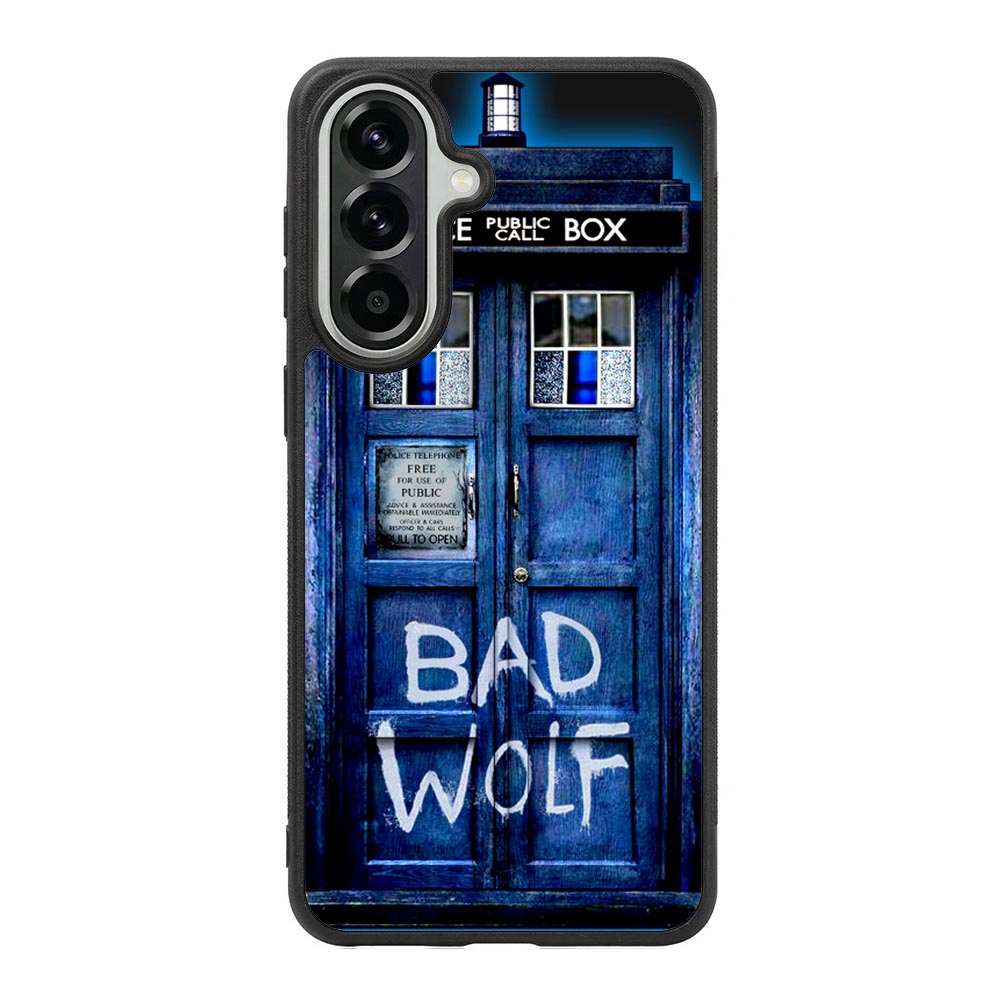 Doctor Who TARDIS Bad Wolf Blue Samsung Galaxy A37 Case