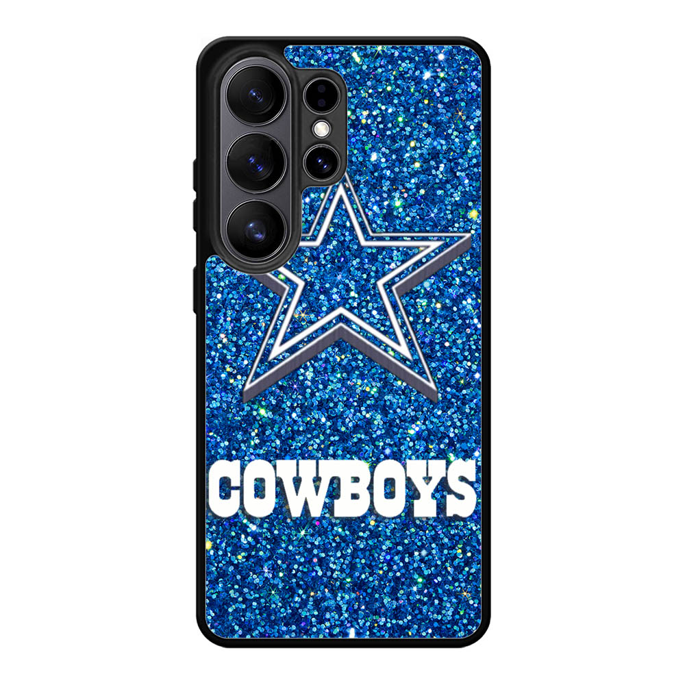 Dallas Cowboys Sparkling Glitter Samsung Galaxy S26 Ultra Case