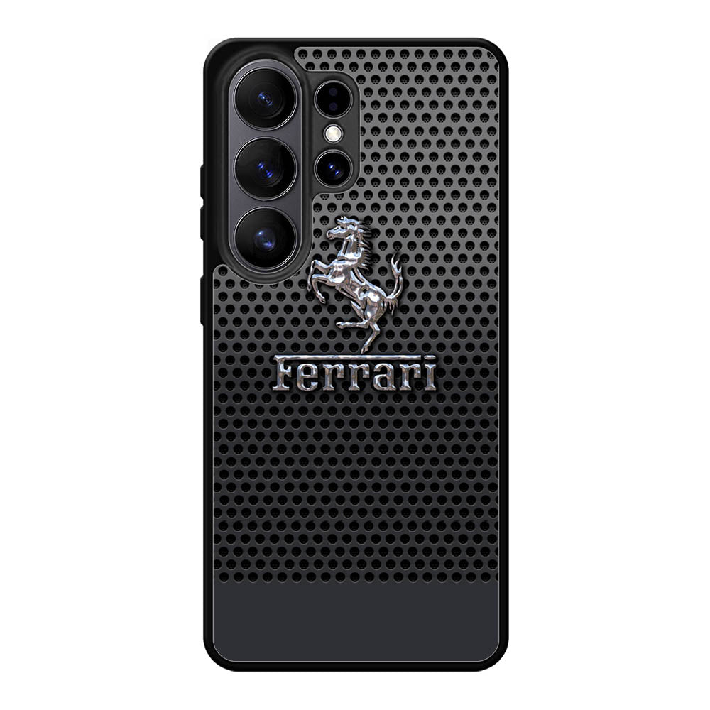 Ferrari Chrome Logo Samsung Galaxy S26 Ultra Case OV1286