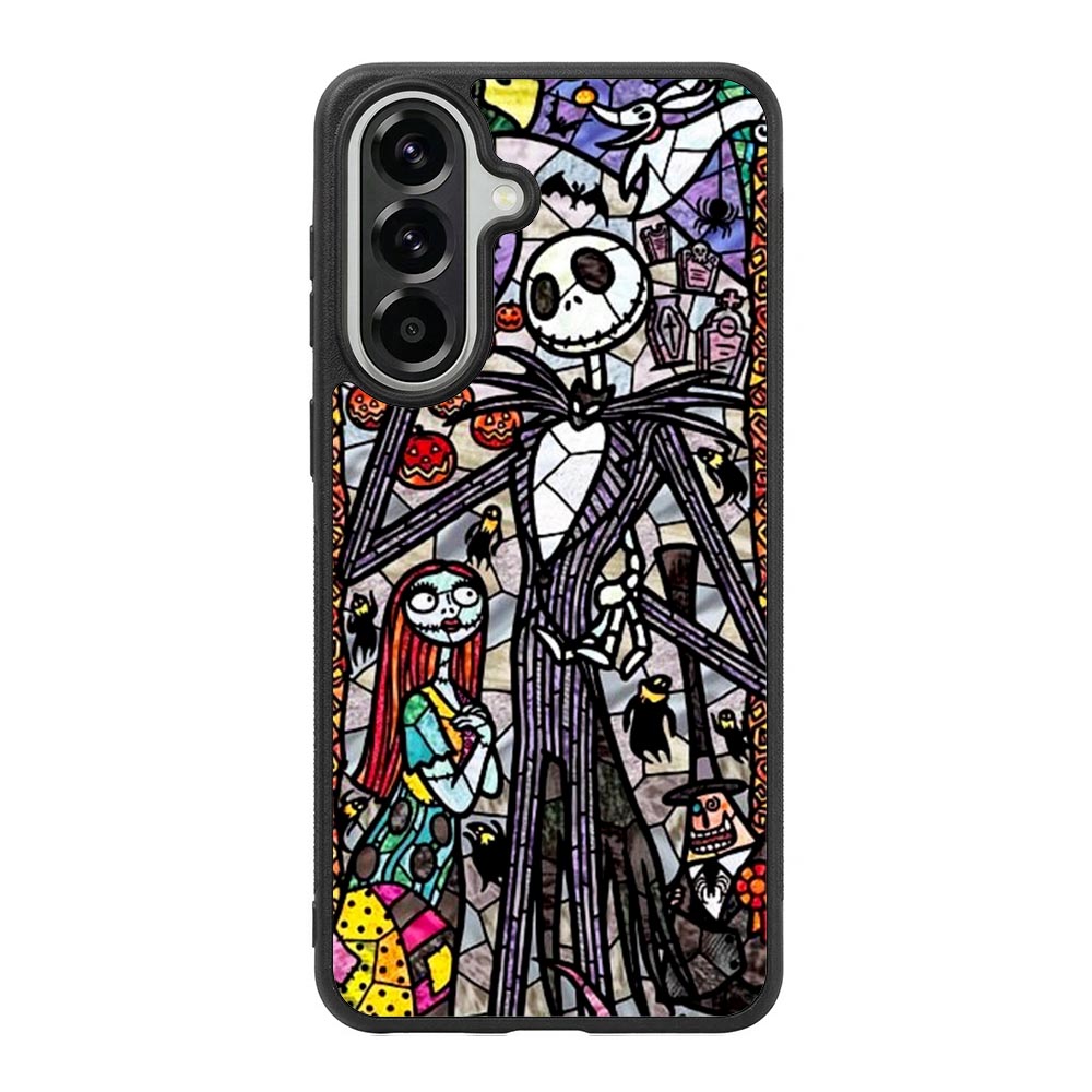 Nightmare Before Christmas Art Glass Samsung Galaxy A37 Case