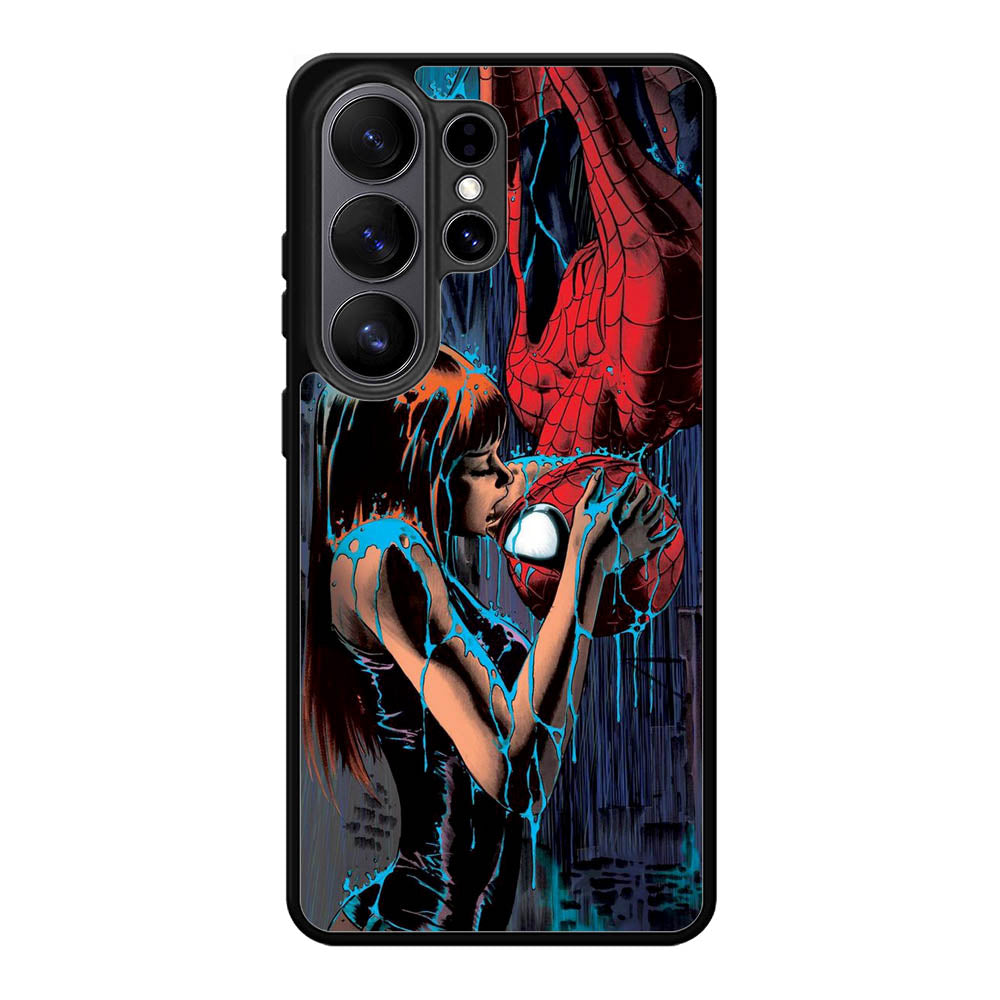 Spiderman Mary Jane Kissing Samsung Galaxy S26 Ultra Case OV1356