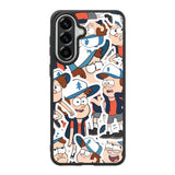 Gravity Falls Pattern Samsung Galaxy A57 Case QC7625