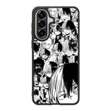Todoroki Black and White Samsung Galaxy A37 Case OV7534