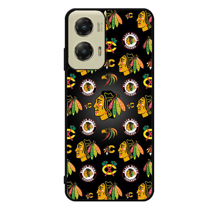 Chicago Blackhawks Pattern Motorola Moto G Stylus 5G 2024 Case OV7420