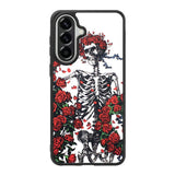 Grateful Dead Bones And Roses Samsung Galaxy A57 Case