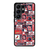 St Louis Cardinals Baseball Doodle Log Samsung Galaxy S26 Ultra Case OV9600