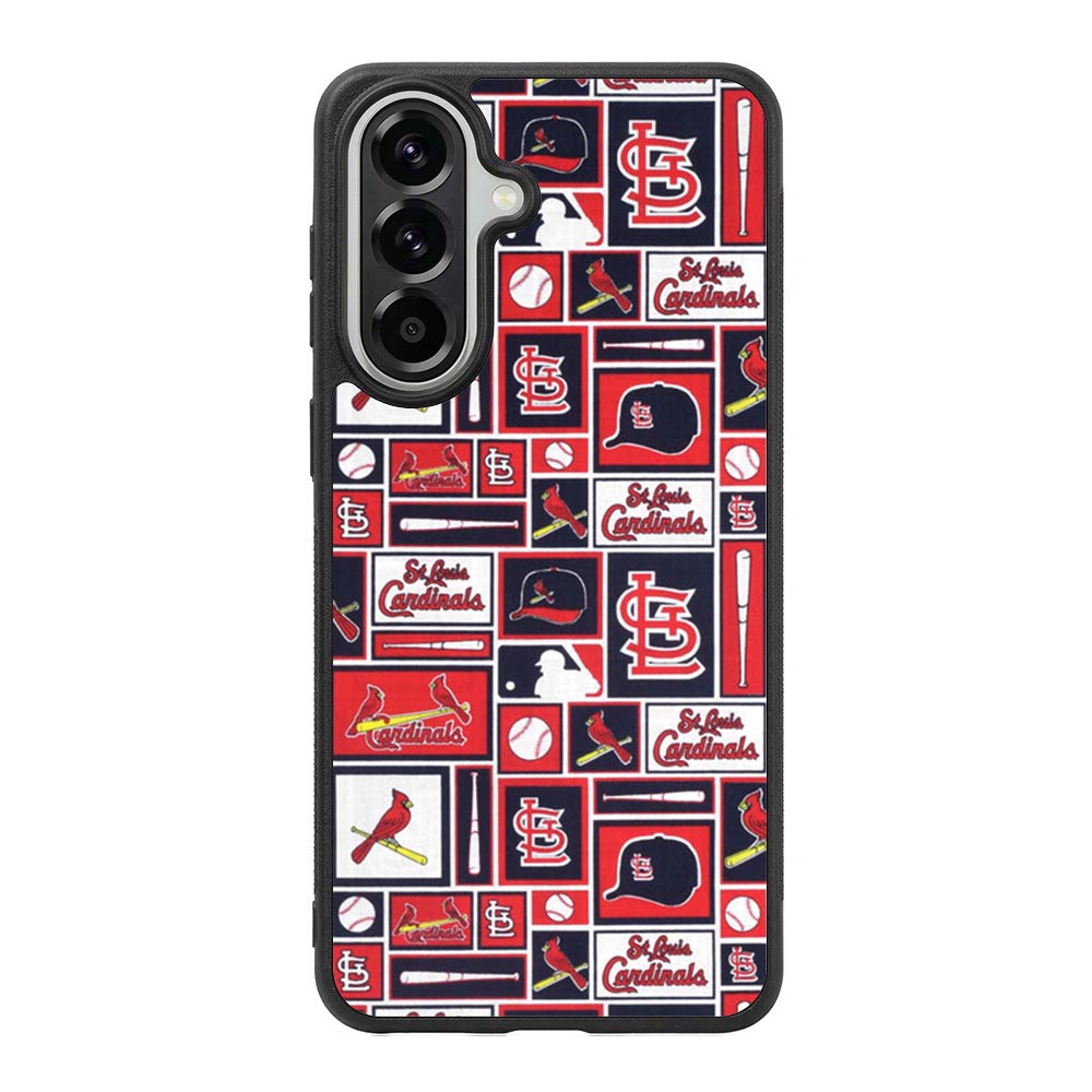 St Louis Cardinals Baseball Doodle Log Samsung Galaxy A57 Case OV9600