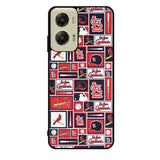 St Louis Cardinals Baseball Doodle Log Motorola Moto G Stylus 5G 2024 Case OV9600