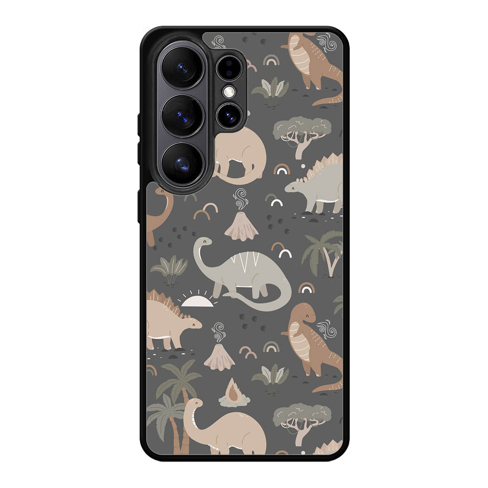 Cute Dinosaurs Samsung Galaxy S26 Ultra Case