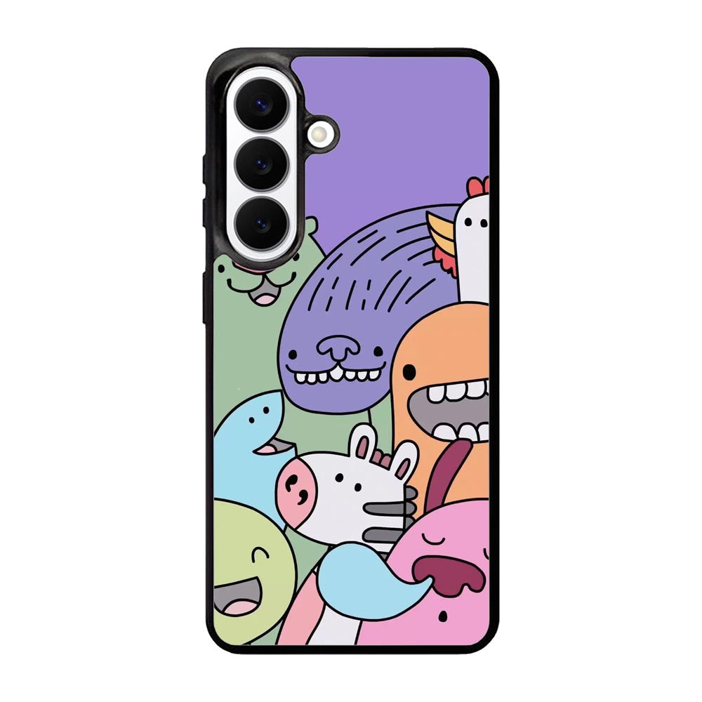Kawaii Doodle Samsung Galaxy S26 Case QC9062