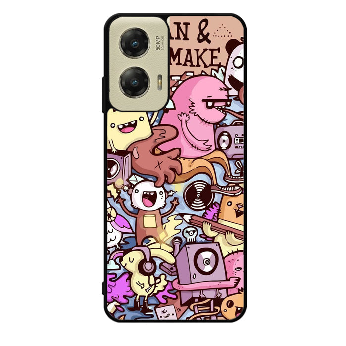 Monster Plan And Make Motorola Moto G Stylus 5G 2024 Case OV9057