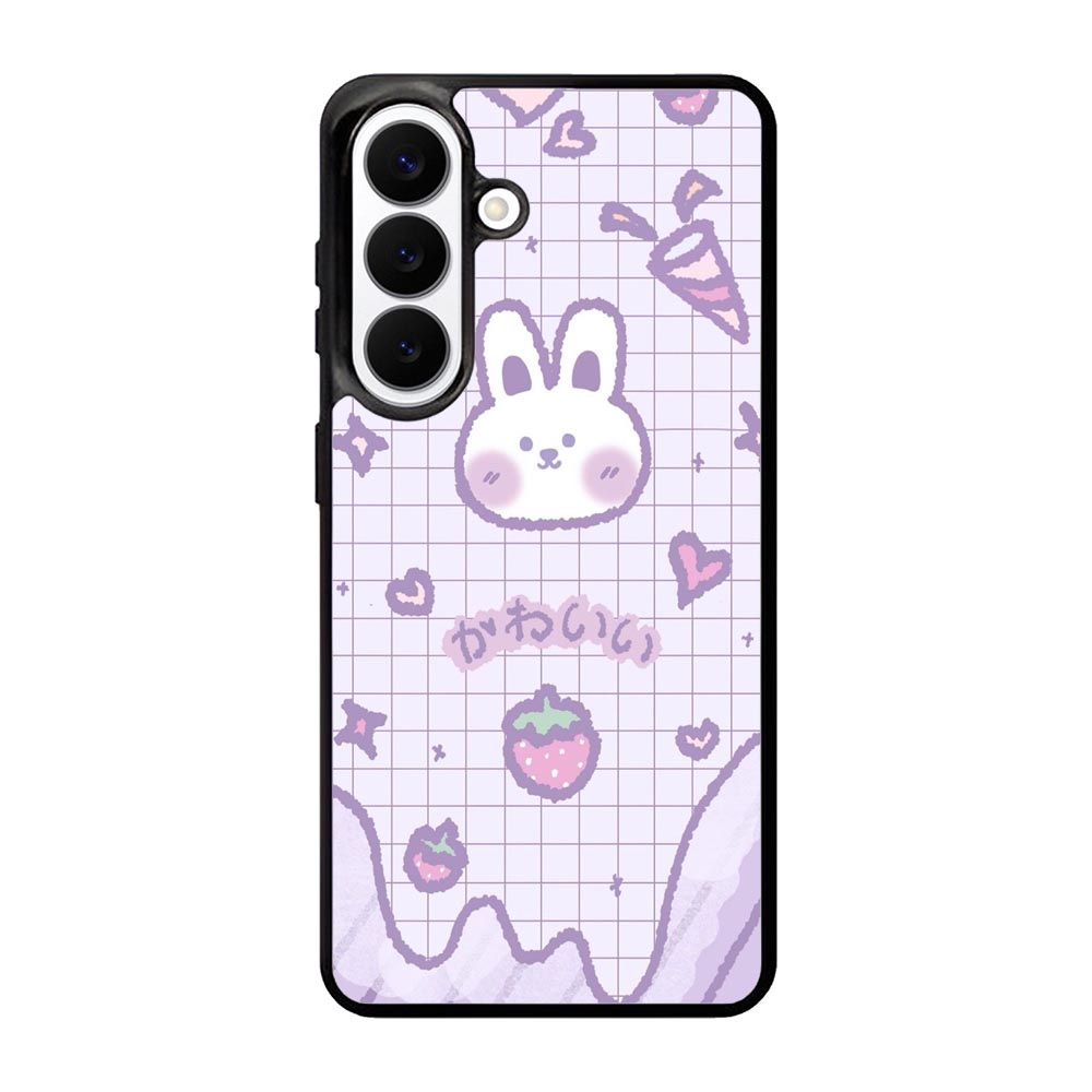 Rabbit Cute Purple Samsung Galaxy S26 Case OV9051
