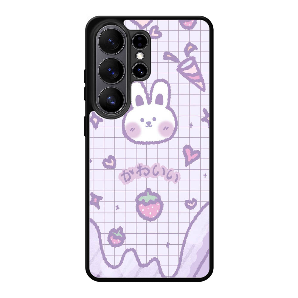 Rabbit Cute Purple Samsung Galaxy S26 Ultra Case OV9051