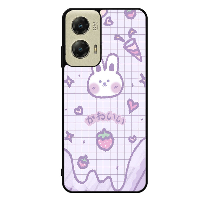 Rabbit Cute Purple Motorola Moto G Stylus 5G 2024 Case OV9051