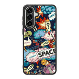 Space Sticker Samsung Galaxy A37 Case OV9044