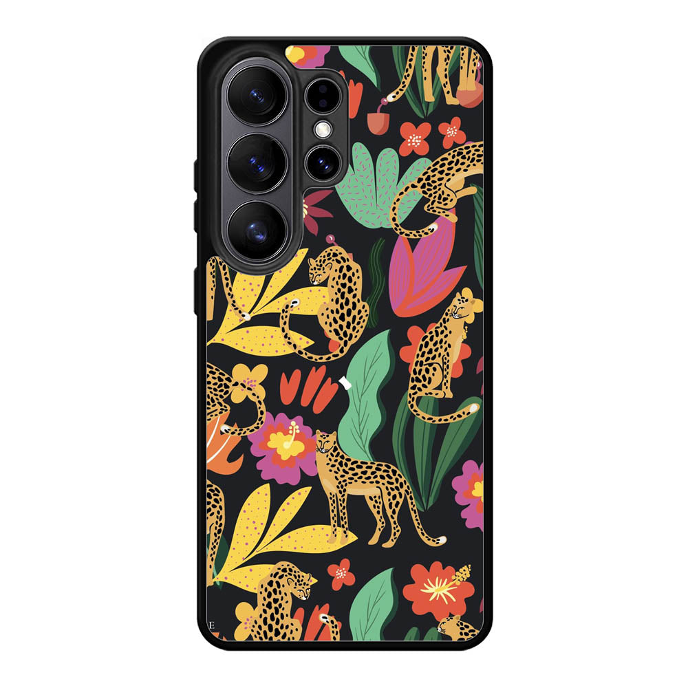 Tiger Forest Pattern Samsung Galaxy S26 Ultra Case OV9040