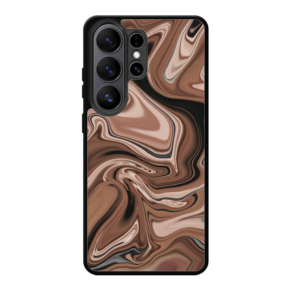 Marble Brown Samsung Galaxy S26 Ultra Case QC11134