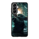 Baby Yoda In The Forest Love Butterfly Samsung Galaxy A57 Case
