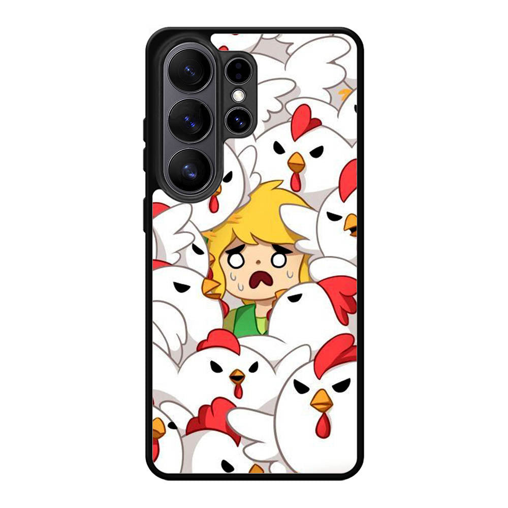 Legend of Zelda Angry Cuckoos Samsung Galaxy S26 Ultra Case OV10888