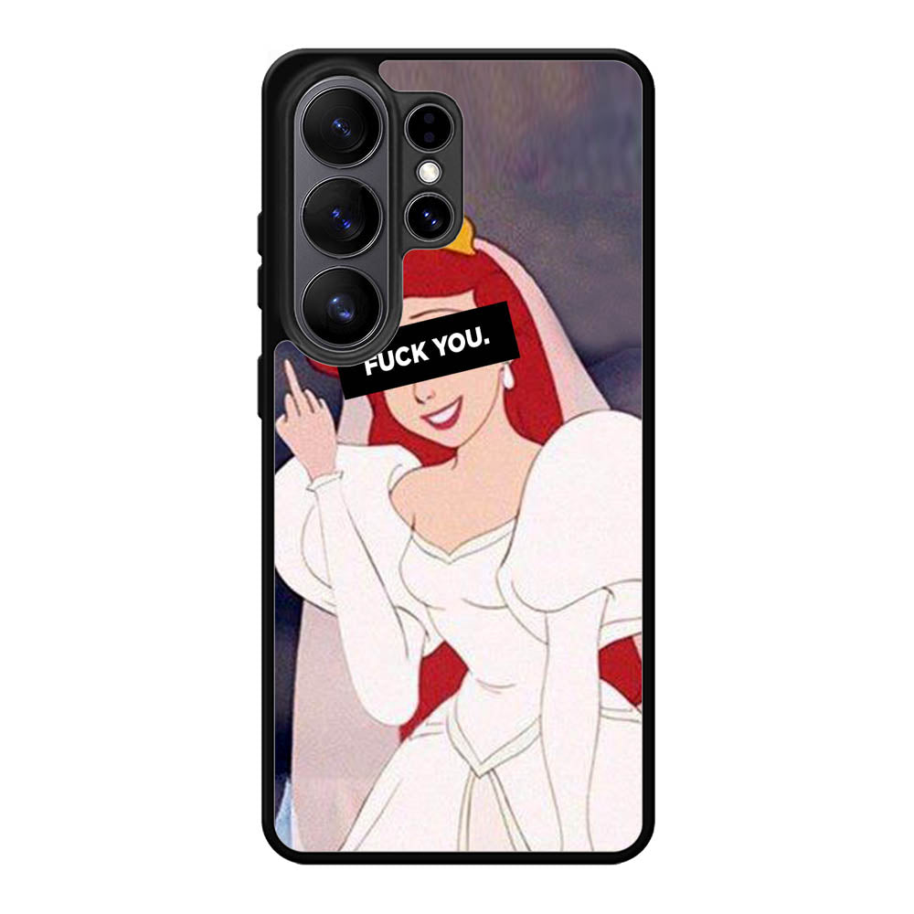 Princess Ariel Middle Finger Samsung Galaxy S26 Ultra Case QC10794