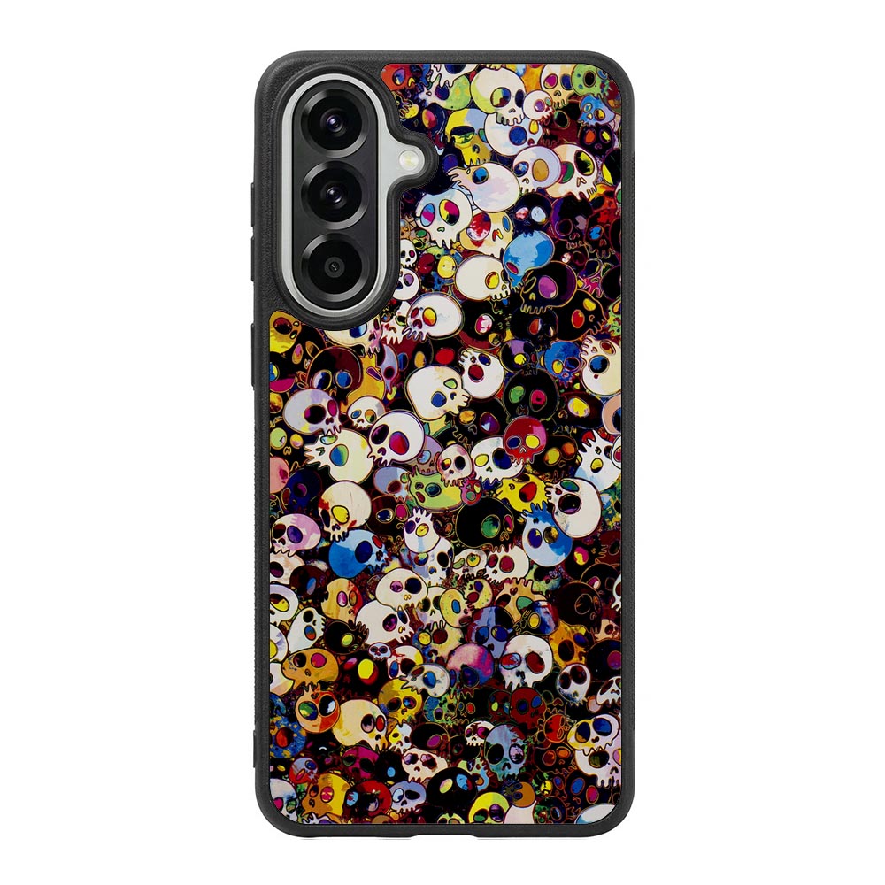 Takashi Murakami Color Skull Samsung Galaxy A37 Case QC10838