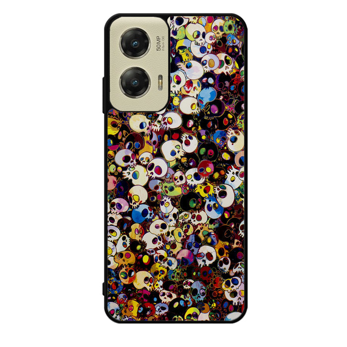 Takashi Murakami Color Skull Motorola Moto G Stylus 5G 2024 Case OV10838
