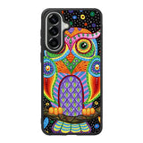 Little Colorful Owl Samsung Galaxy A37 Case OV1511