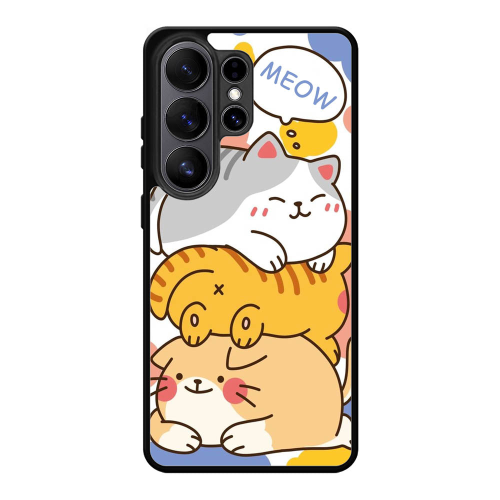 cat meow FLN0097 Samsung Galaxy S26 Ultra Case