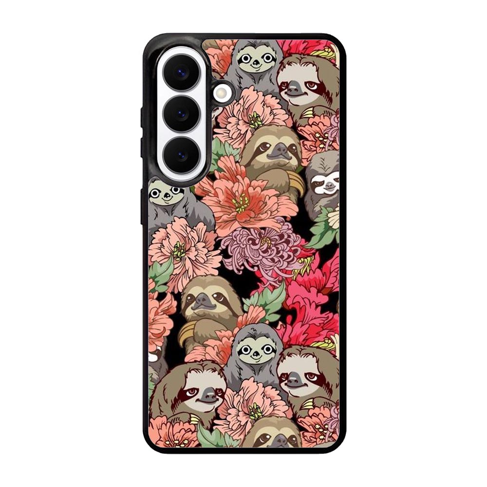 Sloth Flower Samsung Galaxy S26 Plus Case QC11030